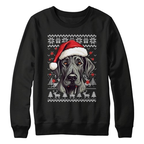 Christmas great dane - christmas,