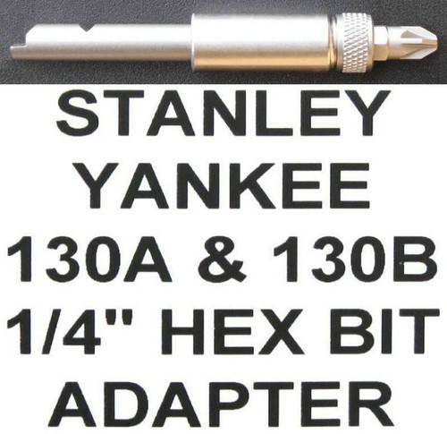 130b stanley yankee hex - 130b, 1/4"