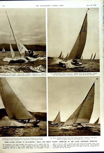 Old vintage print - vintage, 1949