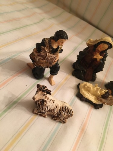 Vintage nativity set - vintage,