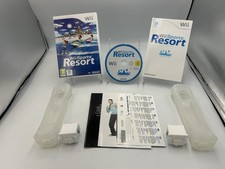 Wii Sports Resort + 2 Genuine Nintendo Motion Plus Adapter & Covers - Working