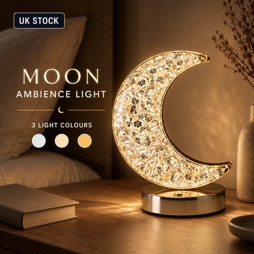 Crystal moon lamp colour - moon, 3