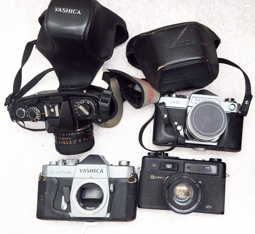 Job lot vintage yashica film - 4,