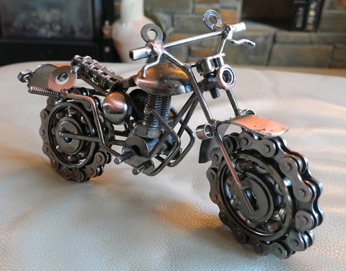 Scrap metal art nuts and - metal,