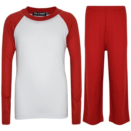 Kids boys girls pyjamas plain - kids,