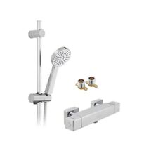 VADO AXCES BOKX SINGLE FUNCTION THERMOSTATIC SHOWER KIT CHROME AX-BOK-SFSP-CP