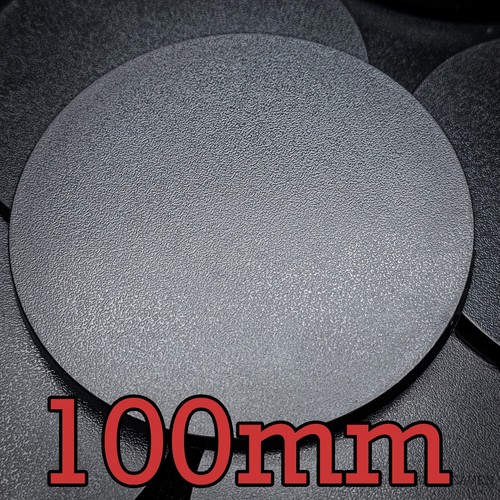 100mm round abs plastic bases - round,