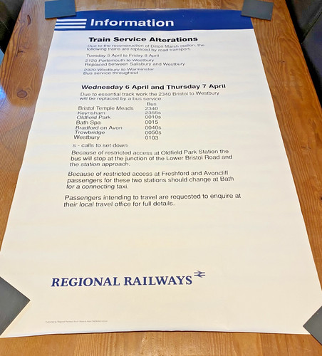 Original used railway poster