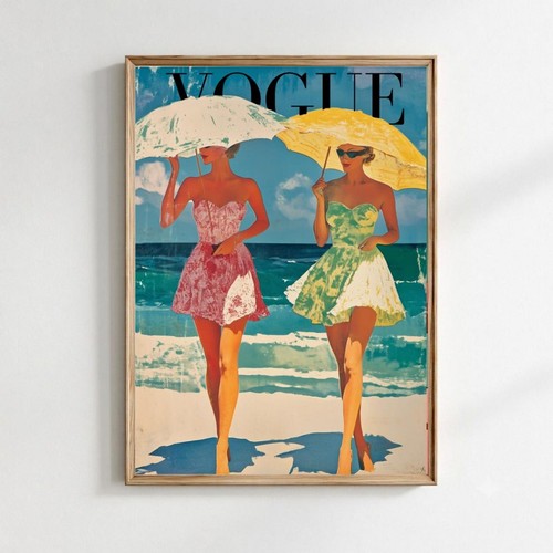 Vogue riviera poster vintage - riviera,