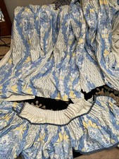 Osborne And Little Pastorale Curtains 54 In L 100 Inch wide Each & Pelmet