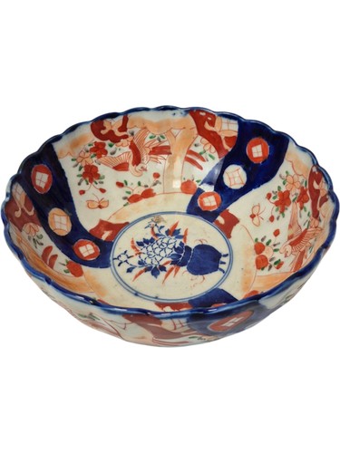 Japanese imari porcelain bowl - porcelain,