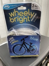 JML Wheels Bright LED Blue Bike Lights New In Packaging