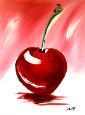 "Cherry" signed acrylic Pop
