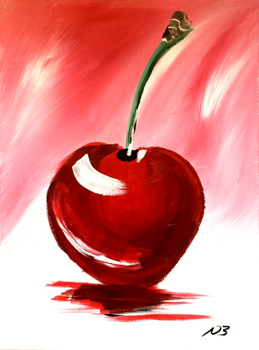 Cherry signed acrylic pop - signed,