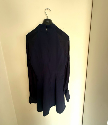 Reiss navy high neck long - navy,