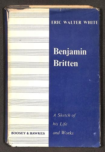 Benjamin britten sketch of - britten.,
