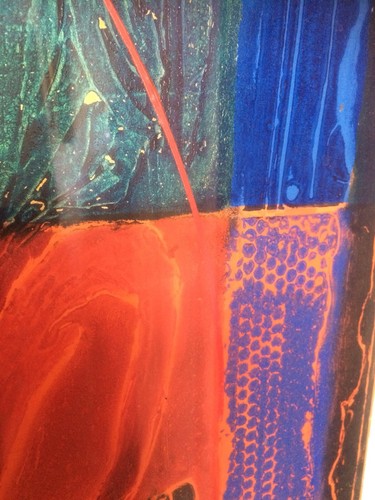 Modern abstract print - modern, framed