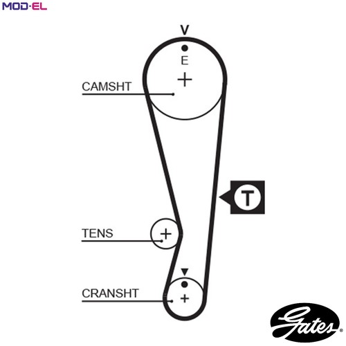 Timing belt 5318xs for - 5318xs, geo