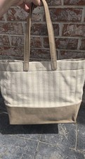 Moda Luxe Beige Striped Faux
