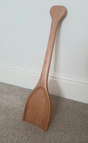 Large wooden roux spoon - wooden,