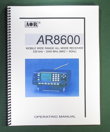Aor ar8600 operating - aor,