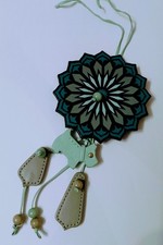 Radley large leather dog tag