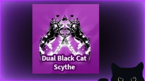 Blade ball dual black cat - ball,