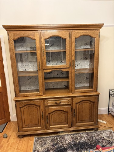 Solid wood oak cabinet - wood, with