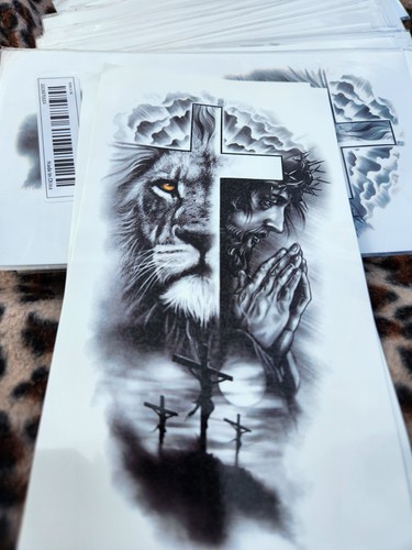 Religious lion cross - 48, x