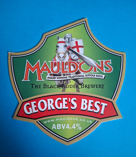 Mauldons brewery george best - mauldons, george's