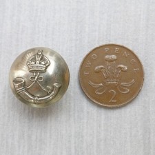 A 24mm Durham Light Infantry white metal button, maker I & B Pearce & Co London