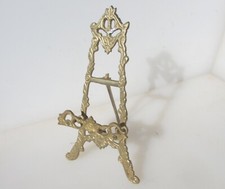 Vintage Brass Easel Picture