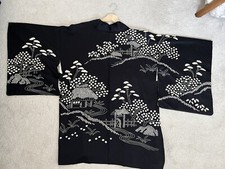 Kimono -  Antique Japanese Silk Haori Shibori Festival Wear