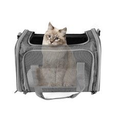 Carrier Bag Pet Portable Soft Fabric Folding Dog Cat Puppy Travel Crate Large UK