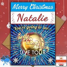 You're Going To See Strictly Come Dancing The Live Tour Christmas Card ANY NAME