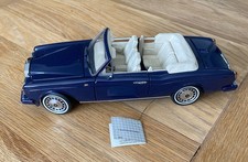 Franklin Mint 1993 Rolls Royce Corniche IV 1/24 Anniversary Edition