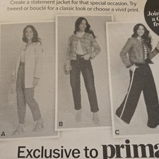 Prima sewing pattern ref 633