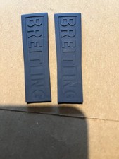 Breitling 160S Pro Diver 3 Blue Rubber Deployant Strap 24/20mm