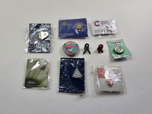 Job lot vintage charity - charity, pin