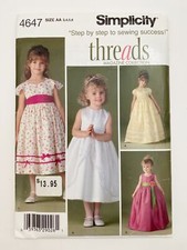 Simplicity Pattern 4647 Girls