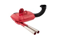 Exhaust SIP Road 3.0 Racing Vespa PX 200 Rally 200 210 Red Chrome Twin
