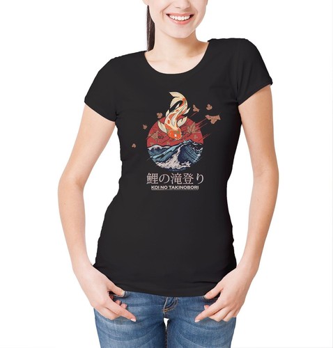 Womens japanese koi carp - japanese,