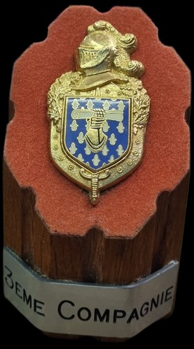 Military insignia backing - on,