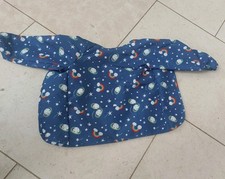 Frugi Art Apron for kids painting, cookery and messy play, 1 - 3 years