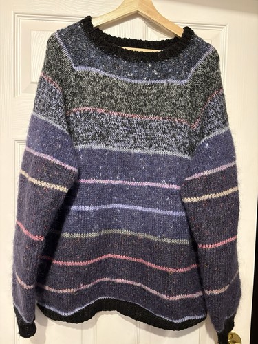 Hand knit chunky jumper - hand,
