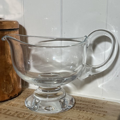 Chunky clear glass pedestal - clear,