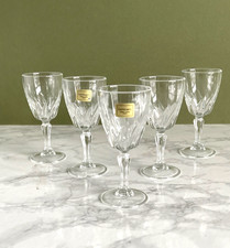 5 x Vintage Luminarc Swirling