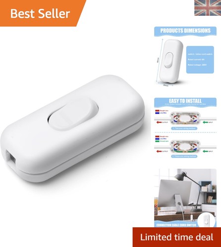 Compact inline cord - inline, switch