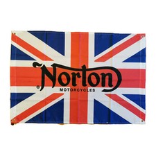 Norton Motorbike Flag Banner