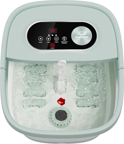 Snailax foot spa massager - spa,